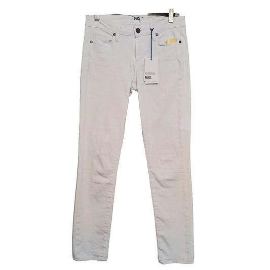 Jeans Skinny By Paige In White Denim, Size:4
