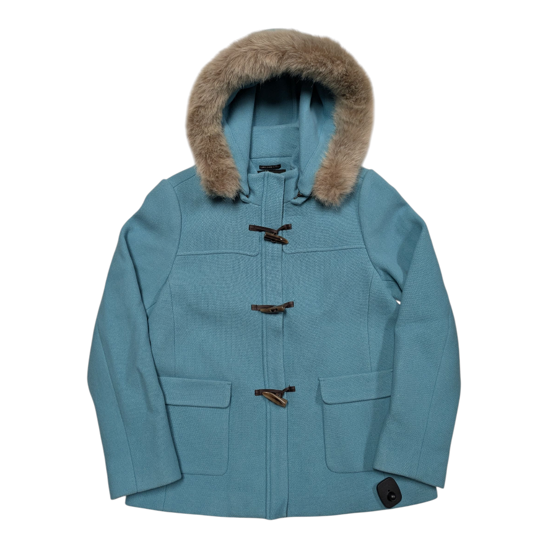 Coat Wool By Talbots In Blue, Size:12