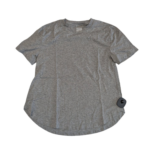 Athletic Top Ss By Calia In Grey, Size:Xs