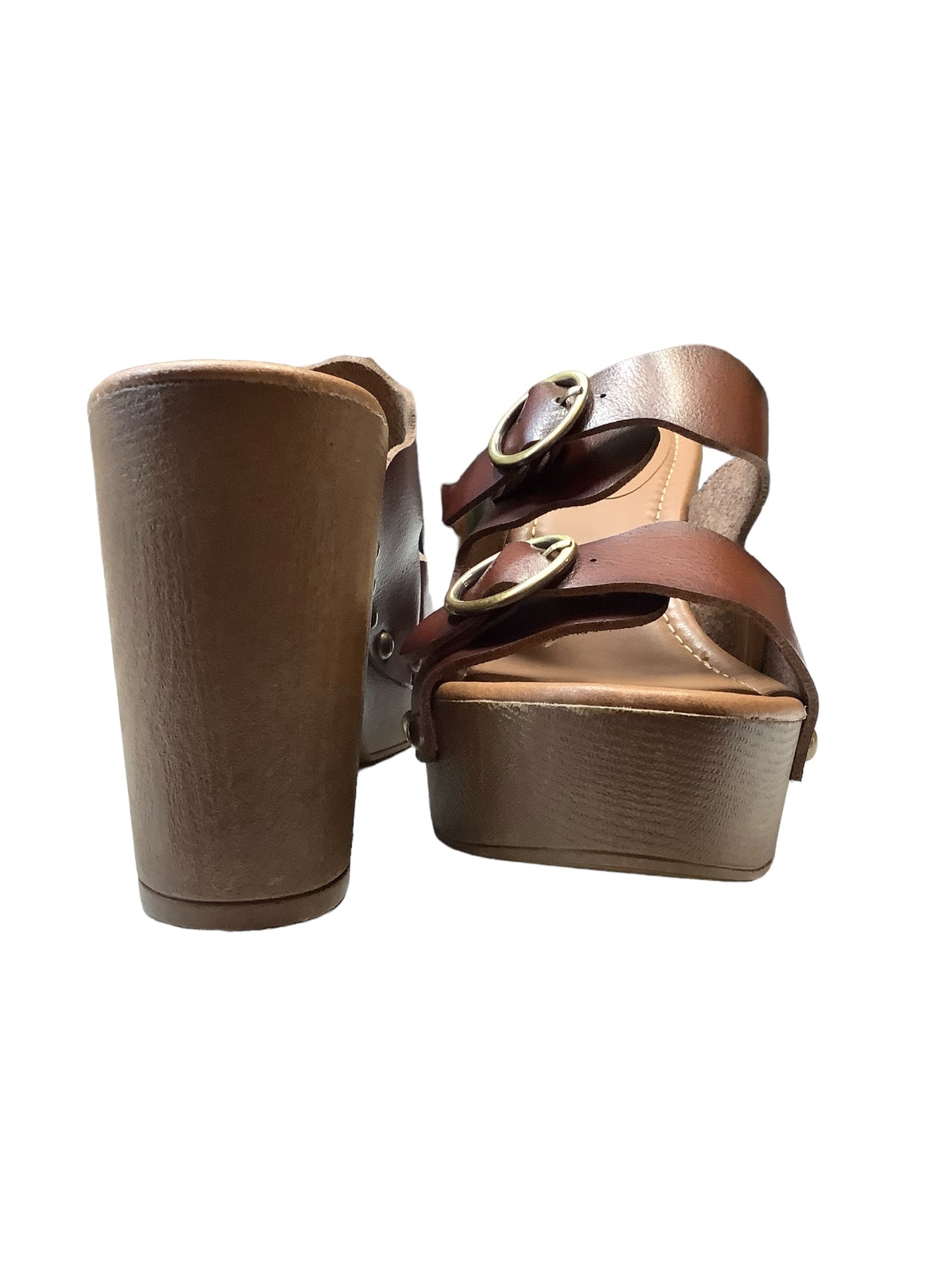 Sandals Heels Block By Just Fab  Size: 9