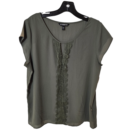Top Short Sleeve By Express O  Size: L