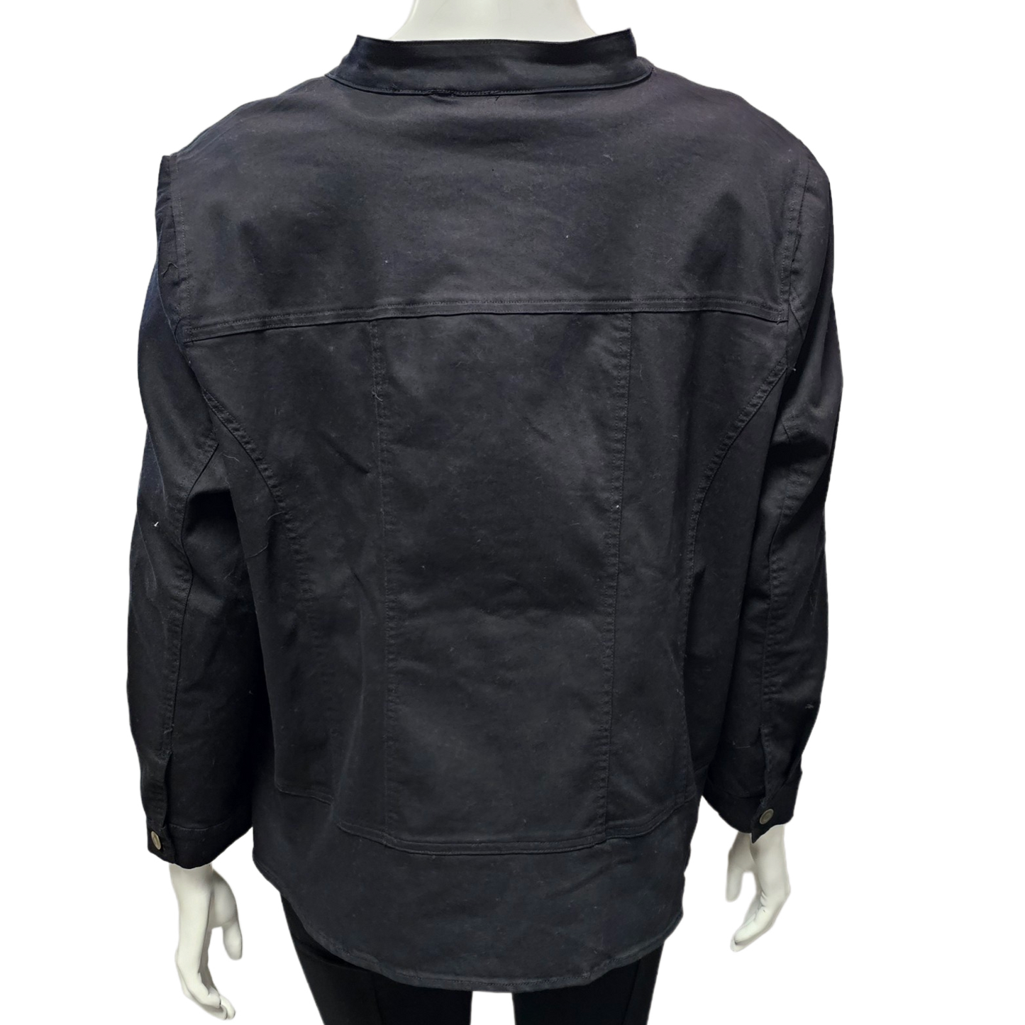 Jacket Denim By Nina Leonard  Size: 3x