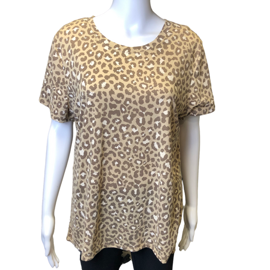 Top Short Sleeve By Zoe And Liv  Size: Xxl