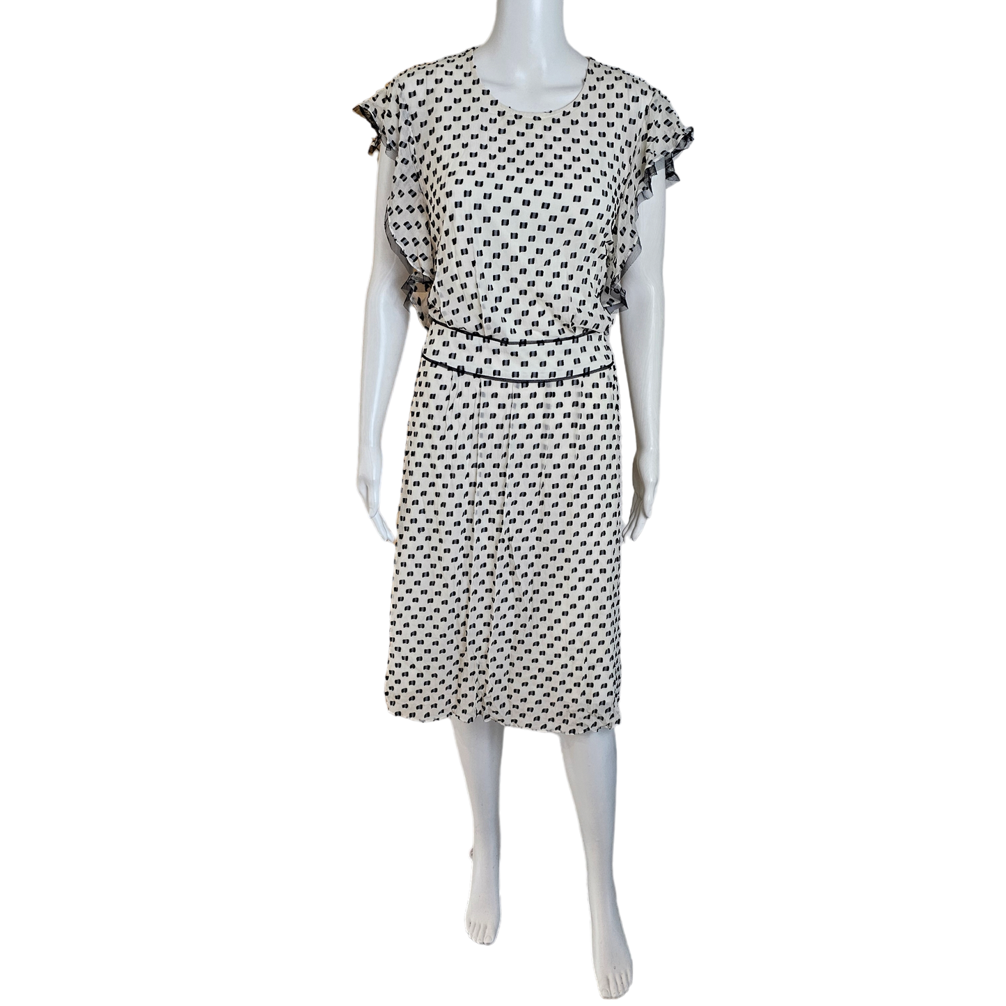 Dress Casual Midi By Bcbgmaxazria  Size: 12