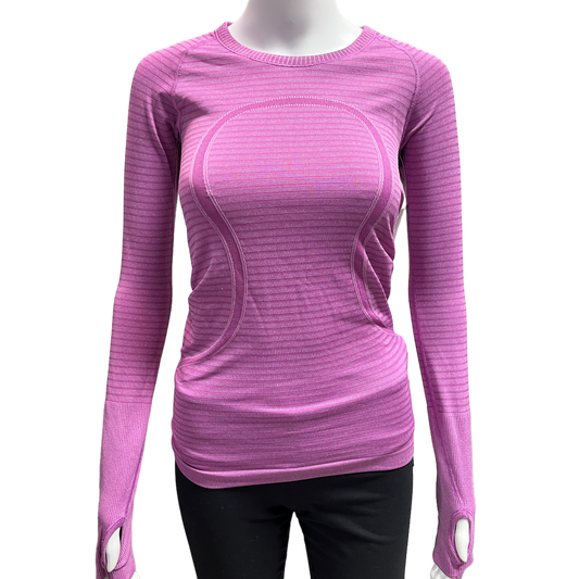 Zelos Curvy Pink Short Sleeve High Low Athletic Top Womens Plus